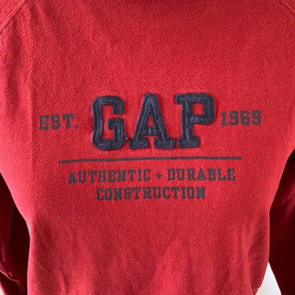 Boys Gap KIDS Vintage Sweatshirt Top, Size Large, Red, Blue, Cream, Long sleeves - Picture 2 of 7
